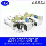 Modern office workstation for 4 person