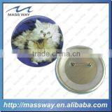 Promotional Cartoon Pet Cat Funny Custom Tin Button Badge