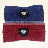 Yiwu Market Cheap Custom Ear Warmer Headband Lady Crochet Headwrap
