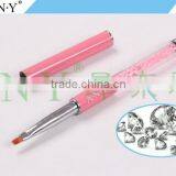 ANY Nail Art Beauty Care Pink Rhinestone UV Gel Nail Polish Brush Micropainting thumbnail-3