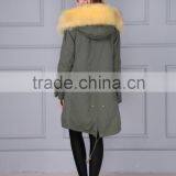 Fur Lining Women Winter Jacket Parka Raccoon Fur Parka For Ladies thumbnail-2