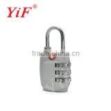 TSA Lock,TSA Padlock,Combination Lock,3 Dials Lock,Travel Lock,Luggage Lock From YiFeng