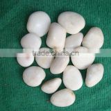 white garden pebbles