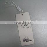 Customized Printed clothing paper hang tags design