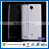 C&T Rubber Ultra-Slim Crystal Clear Back Case for xiaomi redmi note cover