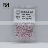 Wuzhou Large In Stock Synthetic Charming Pink Color Crystal Nano Gems thumbnail-3
