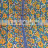 Vintage Kantha quilt Reversible Kantha Indian sari quilt cotton quilt antique quilt