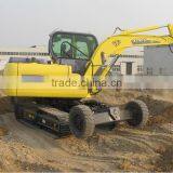 Best Selling Hydraulic Excavator 8ton Wheel Crawler Excavator Construction Machinery