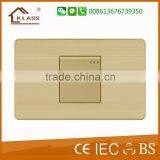Gold Supplier Kuwait Market Aluminum Material 2gang 1 Way Light Switch 110V thumbnail-2