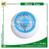 Rechargeable air cooler fan round wireless mini fan