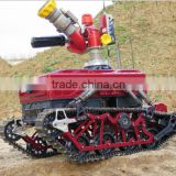 Fire control anti-terrorist robot rubber track tracked chassis for robot
