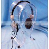 Global Top Grade Clear Electronic Display Acrylic Earphone Display
