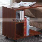 Wooden Modern Coffee Table With Wheel thumbnail-3