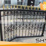 Decorative Flowery Wrought Iron Fence thumbnail-4