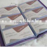 PU Leather Surface Large Space Plastic Business Card Holder thumbnail-1