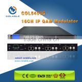 Digital tv modulator,rf modulator 16 channels ip qam modulator,video modulators COL5400G