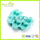FDA Mini 3D Rabbit Silicone Ice Cube Tray, 3D Ice Tray, Cake and Chocolate Mould