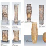 Creative Chandelier Bell Silk Fabric Flower Pattern Day Material Lampshade thumbnail-5