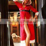 New Style Polyester Hooded Sexy Christmas Long Gown thumbnail-2