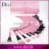 32 PCS Makeup Brush Set With Pouch Cheap Price Brush Sets Pink Handle 32pieces Brushes thumbnail-1