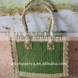 women wheat straw bag with cotton