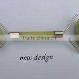 Stainless Steel Frame Jade Roller ,beauty Skin Massager, Face Beauty Facial Massager thumbnail-1