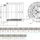 Hydraulic Travel Motor, Final Drive 20 Ton thumbnail-3