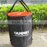 pet food barrel PVC REACH foldable dog food container collapsible dog food bin