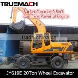 20Ton China Wheel Excavator thumbnail-1