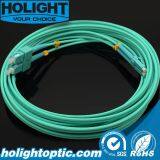 Fiber Patchlead LC to Sc Om3 Duplex Aqua thumbnail-2