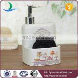 Best Selling Products Square Dessert Ceramic Hotel Liquid Soap Dispenser thumbnail-2