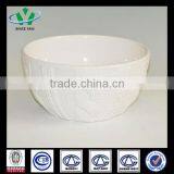 Woven Design Embossed Ceramic Bowl thumbnail-1