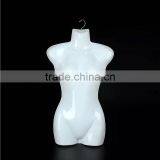 Plastic White Female Torso Mannequin Display For Sale With Arms