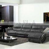 Beautiful an Luxury Genuine Leather Sofa With Longue Chaise B400029 thumbnail-1
