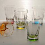 SGS Inspection Wholesale Bottom Colored Wine Shot Glass thumbnail-2