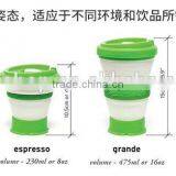 Creative Portable Travel Silicon Folding Cups Telescopic Gargle Cup Tea Bottles thumbnail-6