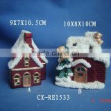 ceramic christmas house