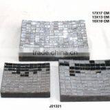 Glass Mosaic Wooden Plates Can be in Any Colour thumbnail-1