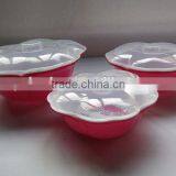 6PC Flower Type Plastic Fruit Basket thumbnail-1