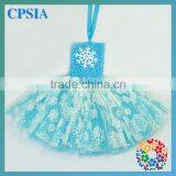 New Arrival Wholesale Lovely Tulle Summer Girls Snowflake Tutu Dress Snowflake Princess Costume thumbnail-2