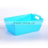 New PP Plastic Rectangular Storage Basket With Handle thumbnail-2