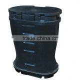 Durable Plastic Garbage Can PE Trash Bin Help Self-discipline thumbnail-5