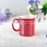 Red Mug Coffee Ceramic Dinnerware thumbnail-1