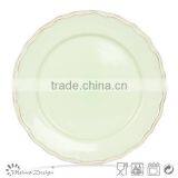 White Decorative Stoneware Salad Plate thumbnail-2