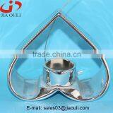 Home Decoration Ceramic Plating Hanging Silver Candle Holder thumbnail-2