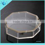 Stylish High Grade Custom Acrylic Wedding Invitation Card Box thumbnail-3