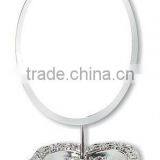 Plastic Heart-shaped Bottom Cheap & Table Cosmetic Mirror thumbnail-1