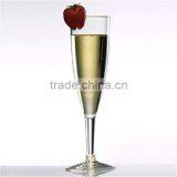 High Quality Unbreakable Clored Champagne Flut , Party Supply Long Stem Chamgne Glass for Holiday Decoration thumbnail-4