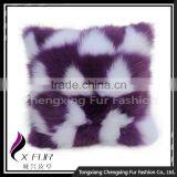 CX-D-33H New Arrival Seat Cover Fox Fur Cushion Cover Decorative Pillows Home Decor thumbnail-3
