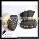 CX-SHOES-02 Genuine Sheared Sheep Leather Infant Shoes thumbnail-1